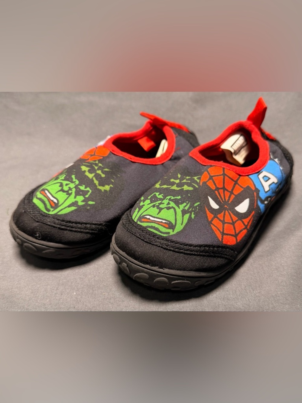 Kids Marvel Character Slip-On Water Shoes